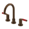Rubinet Widespread Lav set (less drain) Tuscan Brass