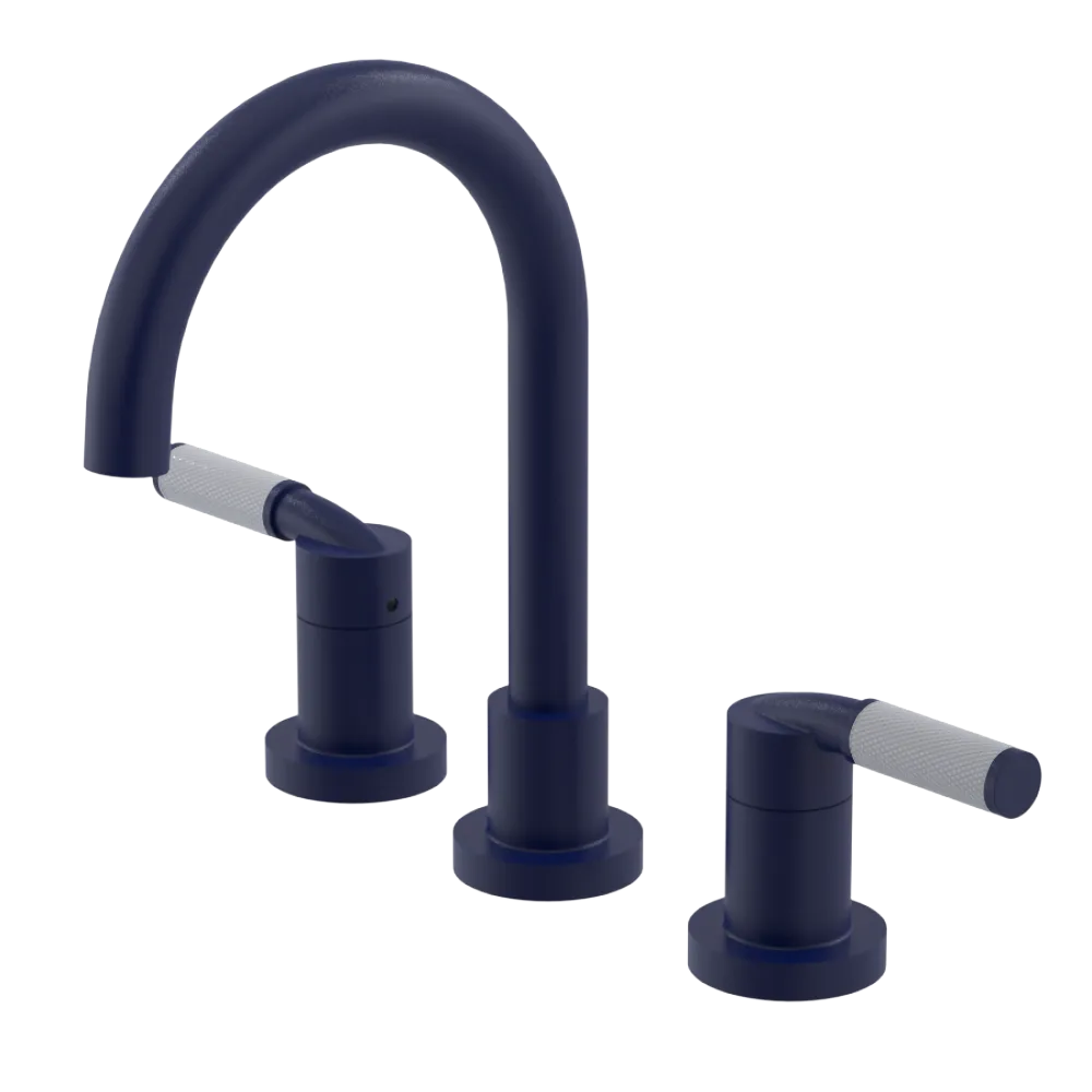 Rubinet Widespread Lav. Set. (less drain) Midnight Blue
