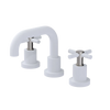 Rubinet Widespread Lav. Set. (less drain) Matt White
