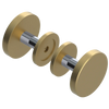 Rubinet Shower Door Knob (set) Satin Brass