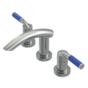 Rubinet Widespread Lav. Set. (less drain) Satin Nickel