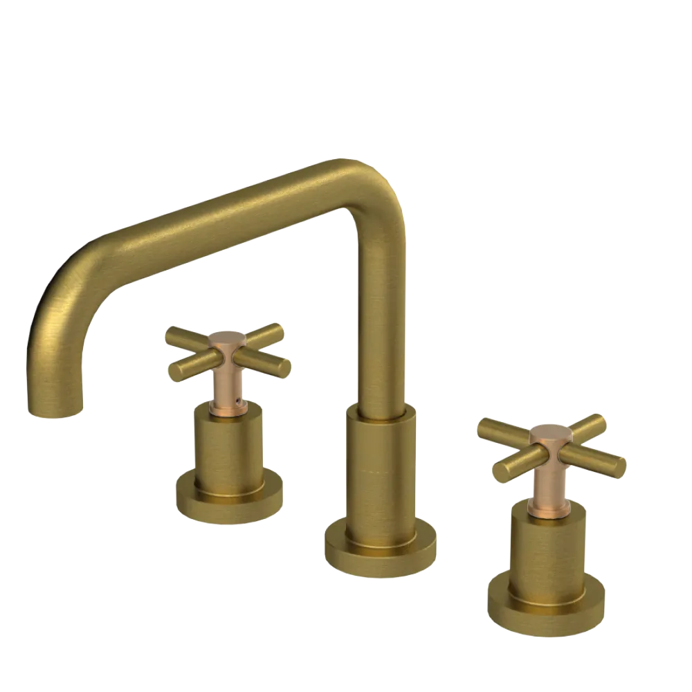 Rubinet Widespread Kitchen Set Antique Brass Matt