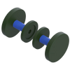 Rubinet Shower Door Knob (set) Green Envy