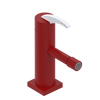 Rubinet Single Control Bidet Fitting (less drain) Maroon