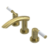 Rubinet Widespread Lav. Set. (less drain) Natural Brass