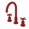 Rubinet Widespread Kitchen Set with LaSalle Spout Maroon