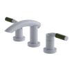 Rubinet Widespread Lav. Set. (less drain) White