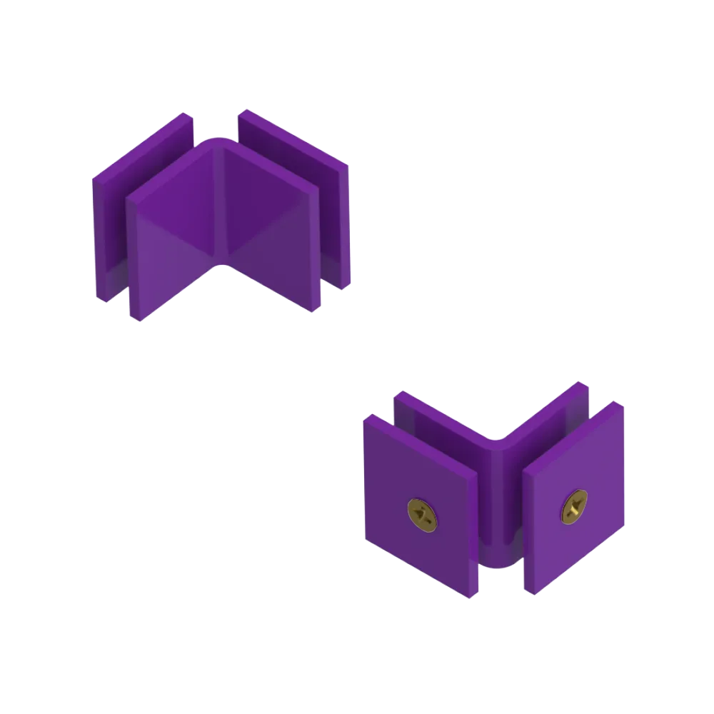 Rubinet 90 Glass to Glass Open Face Purple Haze