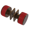 Rubinet Shower Door Knob (set) Tuscan Brass
