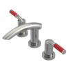 Rubinet Widespread Lav. Set. (less drain) Polished Nickel