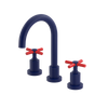Rubinet Widespread Lav. Set. (less drain) Midnight Blue