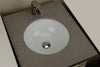 Bosco Round Undermount Bathroom Sink 15 3/4"