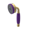 Rubinet 3 Function Hand Held Shower Only Satin Brass