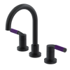 Rubinet Widespread Lav. Set. (less drain) Matt Black