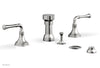 Phylrich BEADED Four Hole Bidet Set 207-60