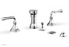 Phylrich BEADED Four Hole Bidet Set 207-60