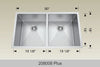 Bosco Standard Plus Series Kitchen Sink 30 x 18