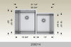 Bosco Builder Series Kitchen Sinks 31 x 20