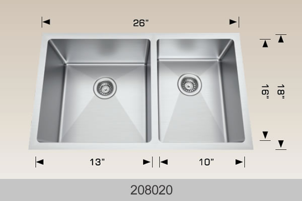 Bosco Builder Series Kitchen Sinks 26 x 18