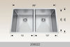 Bosco Builder Series Kitchen Sinks 28 x 18