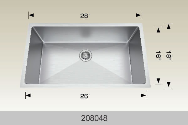 Bosco Builder Series Kitchen Sinks 28 x 18