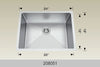 Bosco Builder Series Kitchen Sinks 24 x 18