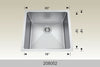 Bosco Builder Series Kitchen Sinks 20 x 18