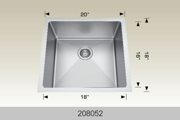 Bosco Builder Series Kitchen Sinks 20 x 18
