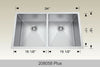 Bosco Standard Plus Series Kitchen Sink 34 x 19