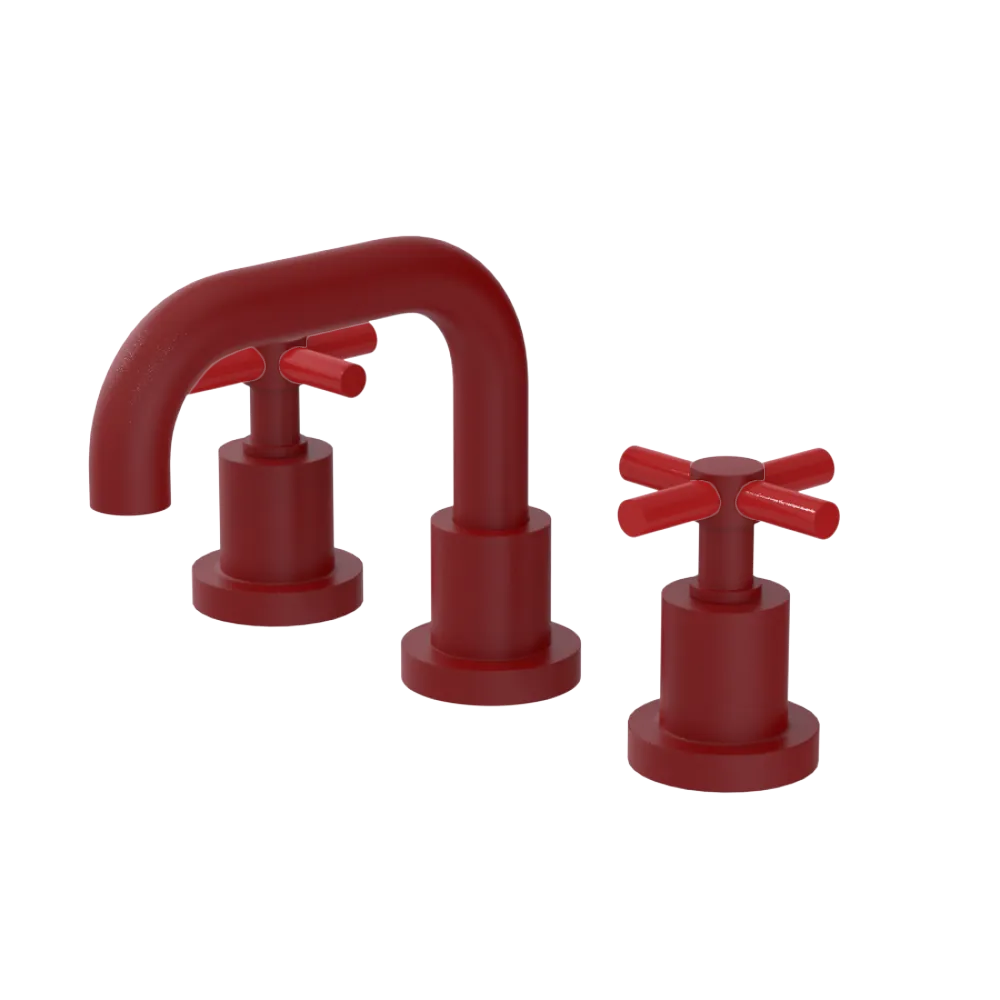 Rubinet Widespread Lav. Set. (less drain) Maroon