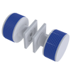 Rubinet Shower Door Knob (set) White