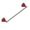 Rubinet Towel Bar 18" Polished Nickel