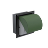 Rubinet RECESSED TOILET PAPER HOLDER Black