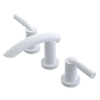 Rubinet Widespread Lav. Set. (less drain) White