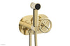 Phylrich WORKS Wall Mounted Bidet, Cross Handle 220-64
