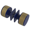 Rubinet Shower Door Knob (set) Midnight Blue