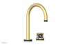 JOLIE Single Handle Faucet - Round Handle with "Navy Blue" Accents 222-06