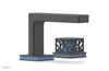 JOLIE Single Handle Faucet - Square Handle with "Light Blue" Accents 222-07