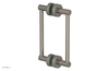 JOLIE - 8" Double Sided Shower Pull with "Turqoise" Accents 222-93-08
