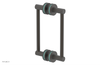 JOLIE - 8" Double Sided Shower Pull with "Turqoise" Accents 222-93-08