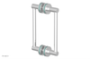 JOLIE - 8" Double Sided Shower Pull with "Turqoise" Accents 222-93-08