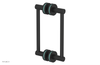 JOLIE - 8" Double Sided Shower Pull with "Turqoise" Accents 222-93-08