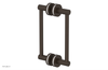 JOLIE - 8" Double Sided Shower Pull with "White" Accents 222-93-08