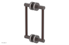 JOLIE - 8" Double Sided Shower Pull with "White" Accents 222-93-08