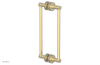 JOLIE - 12" Double Sided Shower Pull with "Light Blue" Accents 222-93-12