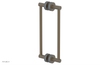 JOLIE - 12" Double Sided Shower Pull with "Light Blue" Accents 222-93-12