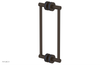 JOLIE - 12" Double Sided Shower Pull with "Navy Blue" Accents 222-93-12