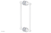 JOLIE - 12" Double Sided Shower Pull with "Navy Blue" Accents 222-93-12