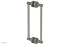 JOLIE - 12" Double Sided Shower Pull with "Turqoise" Accents 222-93-12