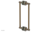 JOLIE - 12" Double Sided Shower Pull with "Turqoise" Accents 222-93-12
